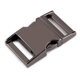 Spona opasková celokovová, šířka 25 mm, nikl černý