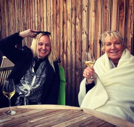 Sarah Arthur a Martina Bílková ve vinařství Sonberk