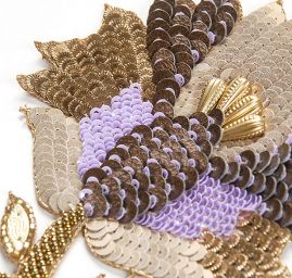 Aplikace páv/velký květ levandulový