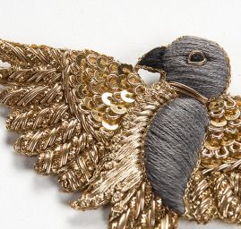 Zvířecí aplikace barevní papoušci šedí