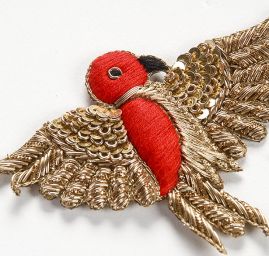 Zvířecí aplikace barevní papoušci červení