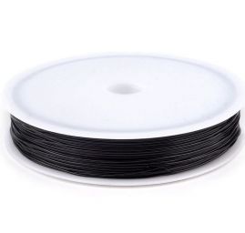 Pruženka vlasec silikon Ø 0,6 mm, návin 15-18 m černá