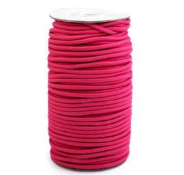 Guma kulatá pruženka 3mm silná fuchsiová