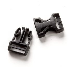 Spona trojzubec šířka 20 mm černá designová