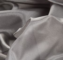 Hedvábný šál jednobarevný světlý antracit