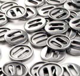 Knoflík kov nikl antik zin 28"