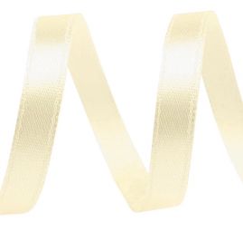 Atlasová stuha šíře 6mm vanilka