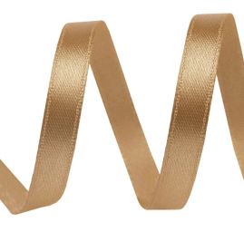 Atlasová stuha šíře 6mm hnědá