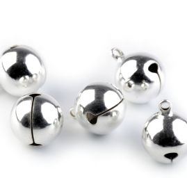 Rolnička Ø 8 mm stříbrné barvy