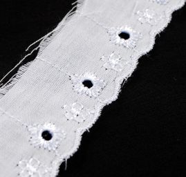 Krajka lem madeira štykování šíře vzoru 12-17mm