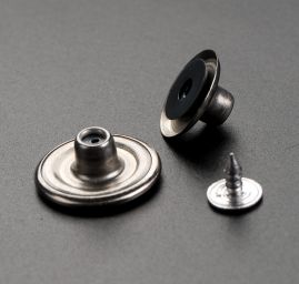 Knoflík riflový velikost 26" nikl Denim Jeans