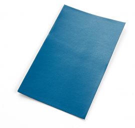 Záplata samolepící imitace kůže 10x16cm petrol modrá