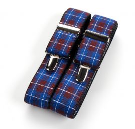 Šle pánské šíře 3,5 cm délka 125cm typ X modrovínová