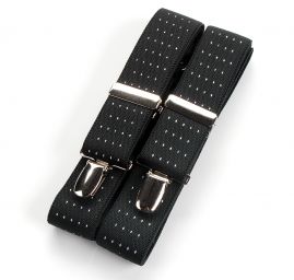 Šle pánské šíře 3,0 cm délka 125cm typ X putník černobílá