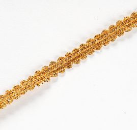 Prýmek leonský vlnka zlatá  malá