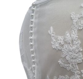 Knoflík perla Ø9 mm smetanový