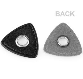 Průchodky koženkové našívací hnědé