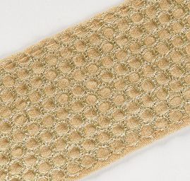 Šantungová stuha drobný geometrický vzor 