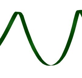 Atlasová stuha šíře 3mm tm.zelená