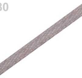 Atlasová stuha šíře 3mm šedá