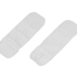 Prodloužení k podprsence šíře 20mm 1 řady bez gumy bílá