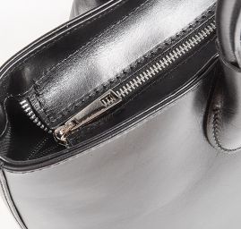 Kožená kabelka dámská černá 