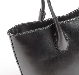 Kožená kabelka dámská černá 