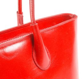 Kožená kabelka dámská červená