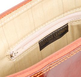 Kožená kabelka dámská hnědá malá