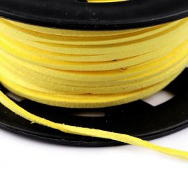 Řemínek, pásek imitující kůži žlutá