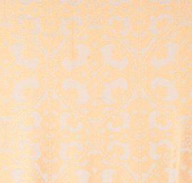 Hedvábní šála žakár třásně žluto/šedá