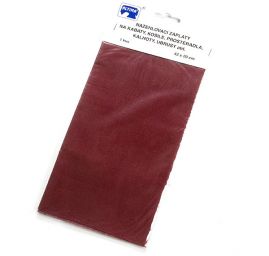 Záplata zažehlovací textilní rozměr 43×20 cm vínová