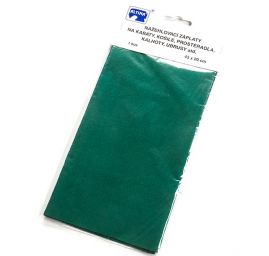 Záplata zažehlovací textilní rozměr 43×20 cm tm. zelená