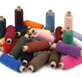 Nit pružná gumička návin 30m bílá