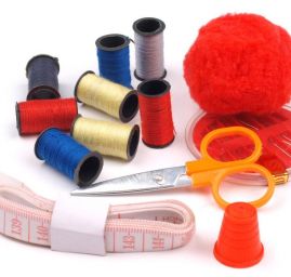 Šitíčko v pouzdře DENI růžové