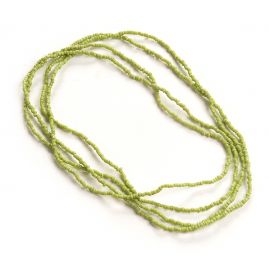 Korálkový náramek/náhrdelník rokajl zelený