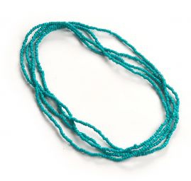 Korálkový náramek/náhrdelník rokajl tyrkysový