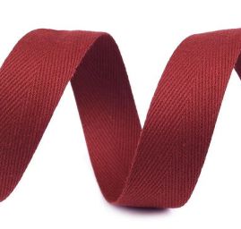 Keprovka-tkaloun šíře 16mm červená