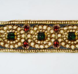 Porta samet tisk drahé kameny