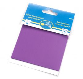 Záplata samolepící nylonová 10x20cm fialová