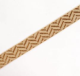 Stuha žakárová vzor rybí kost 