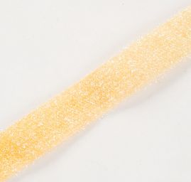 Stuha oboustranná lesk vlas smetanová