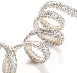 Prýmek leonský součky stříbrné barvy