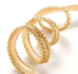 Prýmek leonský součky světle zlaté barvy