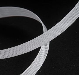 Kostice 12mm plast bílá