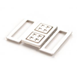 Plavkové zapínání 20mm kovové vel 33x25 mm