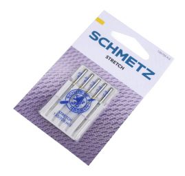Strojové jehly Stretch sdružené SCHMETZ 65,75,90 na kartě