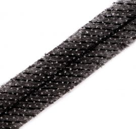 Zažehlovací proužek do švu černý