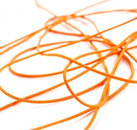 Guma pruženka kulatá 1,2mm klobouková oranžová