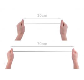 Guma pruženka kulatá 1,2mm klobouková sv.zelená